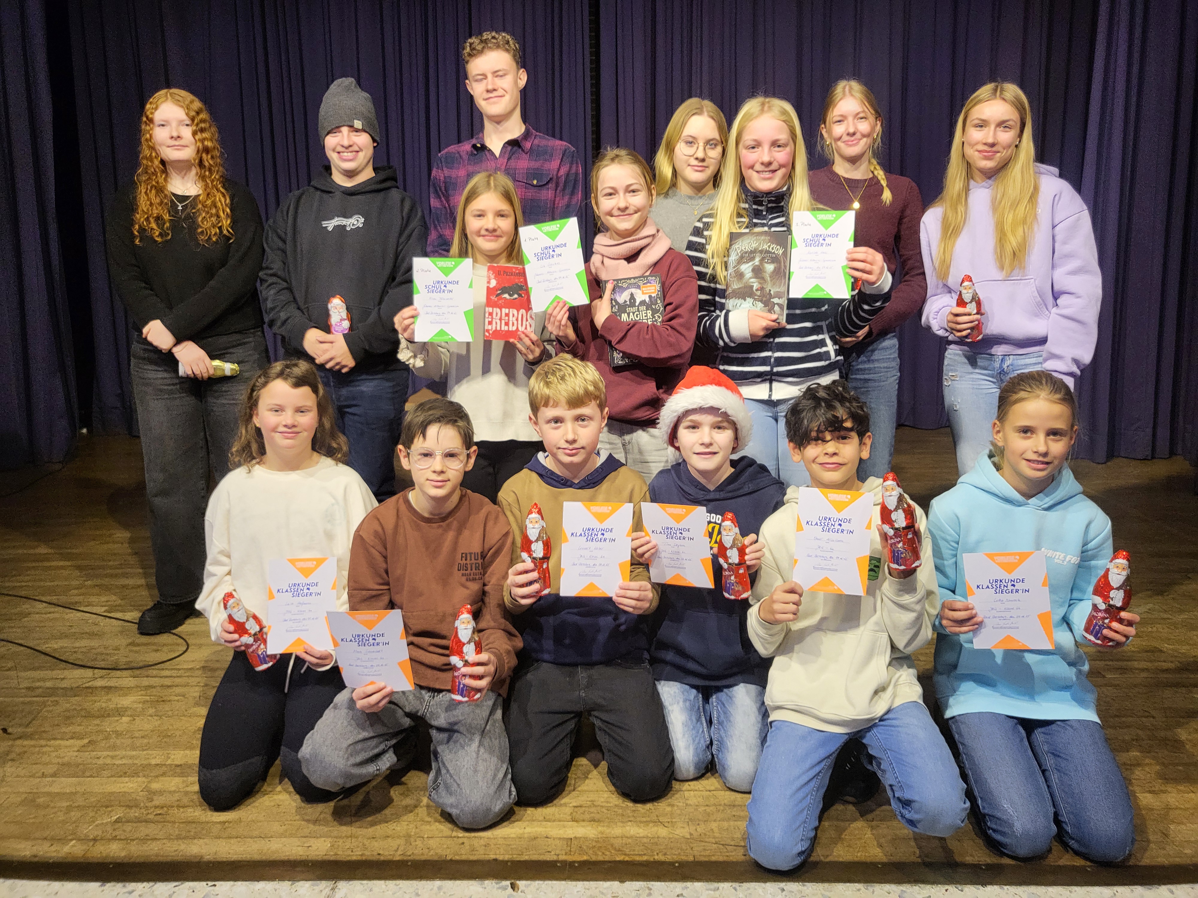 Lesespaß am JAG: Vorlesewettbewerb der 6. Klassen  